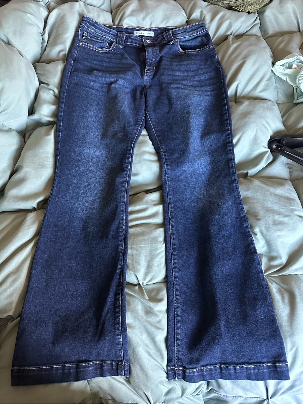 KanCan Dark Blue Flare Jeans